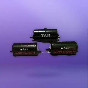 Thomas & Friends Black Trains GUNPOWDER & TAR vintage 1993-1999